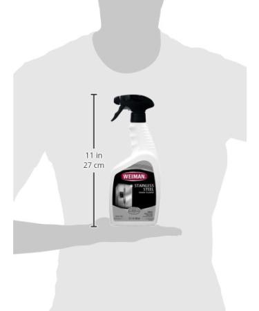 Weiman Stainless Steel Cleaner and Polish - Streak-Free Shine for Appliances and BBQ Grills - 22 fl. oz - Buy Online on GoSupps.com