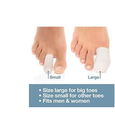 Gel Toe Caps & Protection - Relief for Missing/Ingrown Nails | 6 Pieces - Fast International Shipping - Buy Online on GoSupps.com