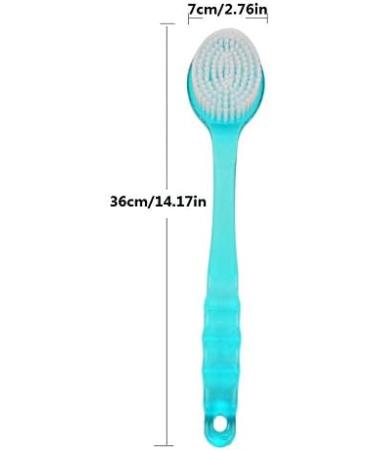 Yosoo Long Handle Bath Shower Body Brush - Super Soft Bristles Back Scrubber for Wholesome Dry Skin - Buy Online on GoSupps.com