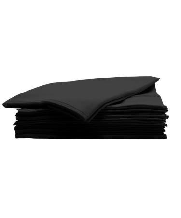 Pack of 50 super resistant black disposable towels