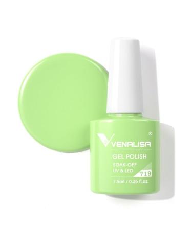 VIP4 7.5ml Gel Nail Polish Hema Free Full Coverage Beautiful Semi Permanent Soak Off UV LED Gel Nail Polish Gel Lacquer - (Color: 719)