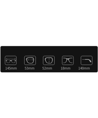 Shop Fuqinqingoz Anti-Blue Light Oversized Reading Glasses - Glare-Free Ultra-Light | Size +350 Color C4 - International Shipping Available - Buy Online on GoSupps.com