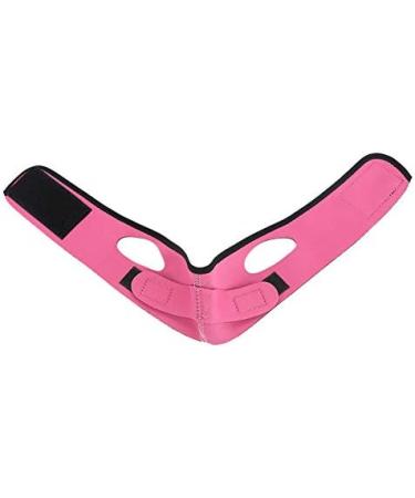 Facial Slimming Mask V Face Shaper Double Chin Cheek Band Strap Mask - Rose Red - Buy Online on GoSupps.com