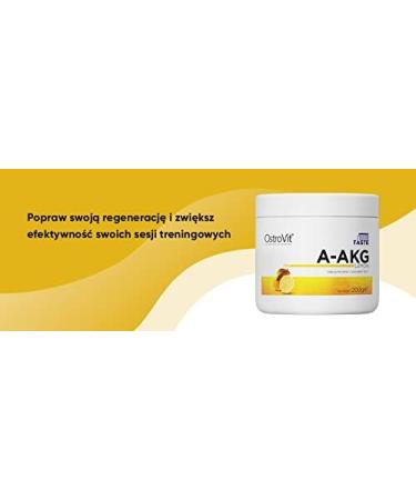 OSTROVIT Pure AAKG 200 g lemon 1 piece - Buy Online on GoSupps.com