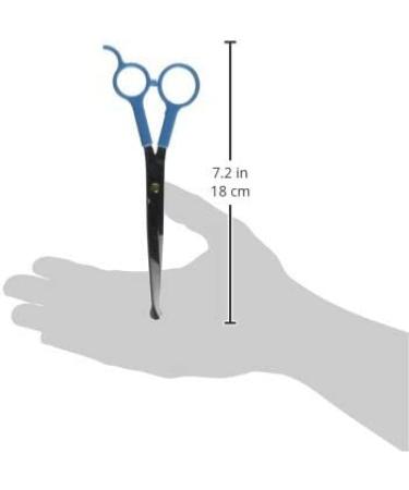 Top Performance 7.5 Stainless Steel Ball Nose Pet Shear - Curved - Buy Online on GoSupps.com