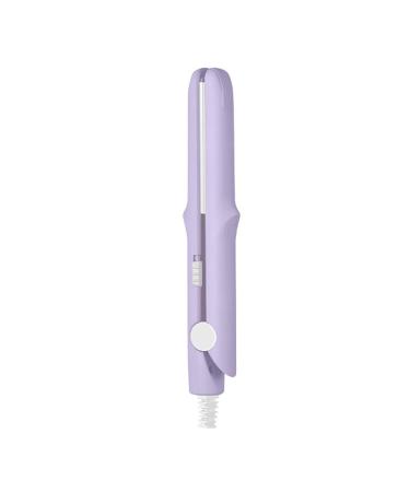 Laluerck 2 in 1 Electric Hair Straightener Hair Curler Fast Heating and Anti-Scald Curler Hair Styling Tools for Women and Men Hair Salon Taro Purple