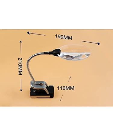 Lightweight Magnifying Glass Led Lamp Desktop 2.5/8X High-Definition Reading Magnifier for Multi-Function Repair Watch Reading Lofty Ambition - Buy Online on GoSupps.com