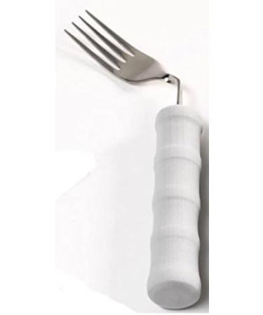 Homecraft Lightweight Foam Handled Angled Fork - Right Handed | Easy Self-Feeding for Limited Wrist Movement, Arthritis, Elderly & Disabled | VAT Relief Eligible - Buy Online on GoSupps.com