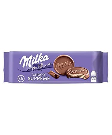 G n rique Milka Choco Supreme - Crispy wafers filled with smooth chocolate - 180 g of pure sweet pleasure! - Set of 4