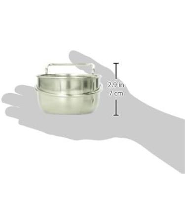 Living World Stainless Steel Dish 283.5 Gram (10 Ounce) 283.5 g (Pack of 1) - Buy Online on GoSupps.com