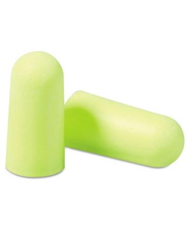 3M - E-A-Rsoft Yellow Neon Soft Foam Earplugs Uncorded Regular Size 200/Box - Sold As 1 Box - Made of self-adjusting foam with a tapered shape for increased comfort.