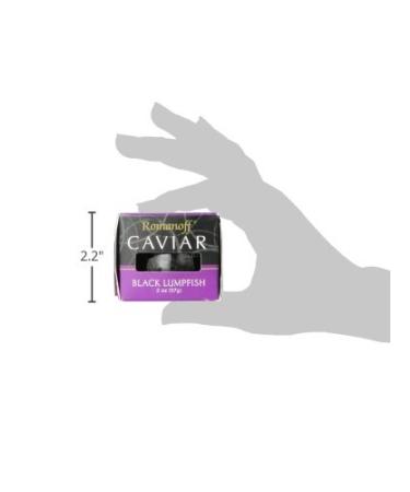Romanoff Caviar Black Lumpfish 2oz - Premium Quality and Delicious Flavor - Buy Online on GoSupps.com