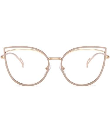 Parwana Oversized Reading Glasses for Women - Cat-Eye Blue Light Blocking Fatigue-Free Computer Reader C3 +100 - Buy Online on GoSupps.com