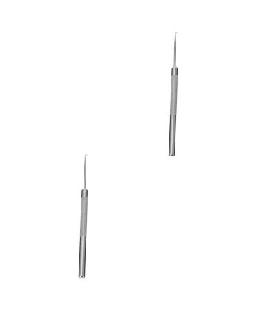Ultechnovo networks glasses equipment Instrument Model "SCHRAFTELLER Glasses accessories 2-part glasses screwdriver set glasses repair cord hooks Small screwdriver for silverx2stk 12.6x0.8cmx2pcs
