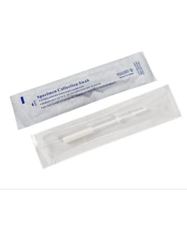 Nasopharyngeal Collection Flocked Nasal Swab  Nasal Swabs Sterile Individually Wrapped 95mm Break Point Nylon Flocked Tip (100)