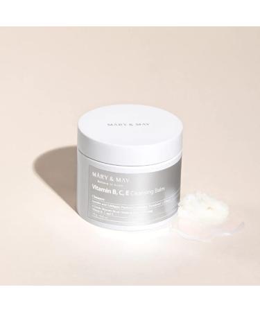 Mary&May Vitamin B C E Cleansing Balm | Gentle Makeup Remover & Skin Purifier | Hypoallergenic Cruelty-Free | 4.06oz for Glowing Skin - Buy Online on GoSupps.com