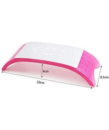 2018 New Plastic Silicone Nail Art Cushion Pillow Hand Holder Nail Arm Rest Manicure Tool Arm Rest Manicure Tool Equipment - (Color: Purple) - Buy Online on GoSupps.com