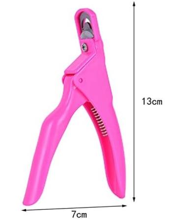 Fcuajdkq Professional Nail Scissors U-Shaped Trimming Knife Nail Scissors Toe Nail File Foot Care Pedicure (Rose Red) - Buy Online on GoSupps.com