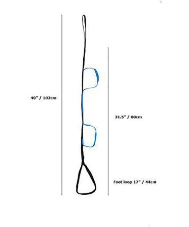 40' Long Leg Lifter Strap with Handgrips and Feet Loop Rigid Leg Lifter Hip&Knee Replacement Surgery Recovery Kit Mobility Aids Foot Lifter Easily Get in and Out of Bed Car Wheelchair - Buy Online on GoSupps.com