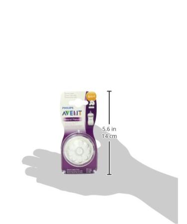 Philips AVENT BPA-Free Natural Fast Flow Nipples 2-Pack - Safe and Convenient Feeding Solution - Buy Online on GoSupps.com