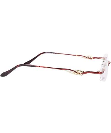 Munani glasses arm leg glasses substitute glasses arm glasses glasses replacement accessories 1 pair of metal-glass replacement-iron red gold nose walking bracket repair parts.