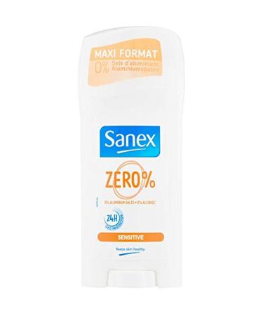 Sanex SANEX Pack of 12 stick deodorants for men/women "Zero% Sensitive" - 12 x 65 ml