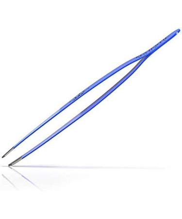 Majestic Bombay Slant Tweezers | Precision Surgical Tweezers for Ingrown Hair & Splinter Removal | Ideal for Facial & Eyebrow Grooming | Best Tweezers for Chin Hair & Plucking - Women & Men - Buy Online on GoSupps.com