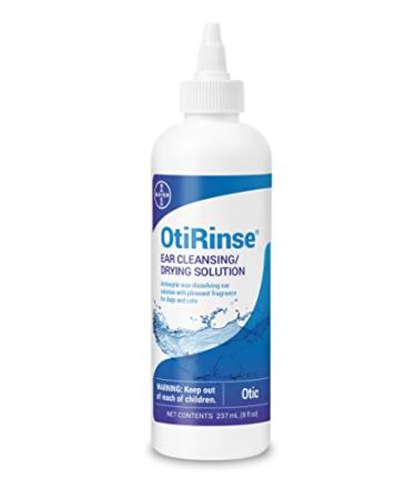 OtiRinse Ear Cleansing Solution for Dogs, Cats & Horses - 8 oz | Effective Ear Care - Buy Online on GoSupps.com