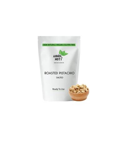 SHN ANMOL MOTI 555 Organic Pistachios Nut Roasted and Lightly Salted Pure Natural Pista (500 gram)