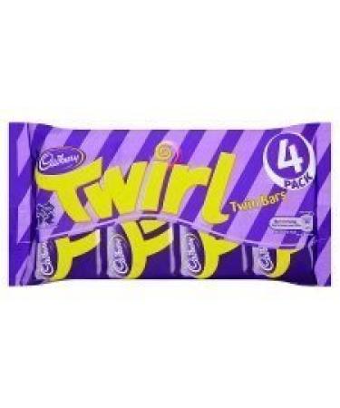 Cadbury Twirl Twin Bars X 4 136G by Cadbury