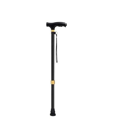 Walking Crutch Four-Legged Walking Stick Elderly Walking Stick Walker Adjustable Black one-Footed Crutches Walking aid Wisdom