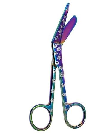 Lister Bandage Scissors 5.5" Multi Color Rainbow Color Stainless Steel (A2ZSCILAB) (Rainbow Paws) - Buy Online on GoSupps.com