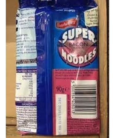 The Nation's Favourite Multipack - Batchelors Super Noodles Flavour Packet - Super Tasty Chicken Bacon Barbecue Beef Mild Curry Flavour (Pack of 4 90g) - Buy Online on GoSupps.com
