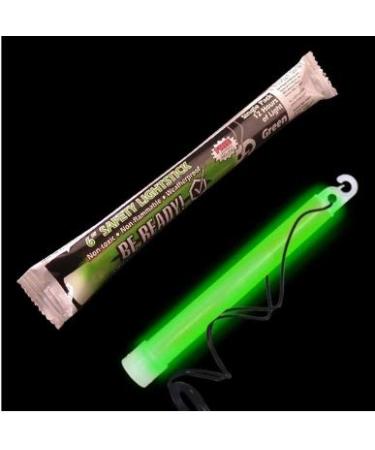 Be Ready (2 Pack) Green 12 Hour Duration Military Chemical Light Sticks for Emergency Kits | Survival & Camping | Hurricane & Disasters