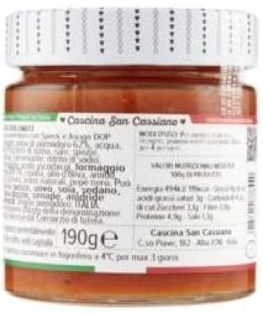  Italian Gourmet E.R. Cascina San Cassiano Dolomiti Bacon & Asiago DOP Sauces 190g + Italian Gourmet Peeled Tomatoes 400g - Buy Online on GoSupps.com