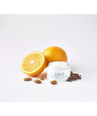 LYFE Organic Face Moisturizer Day and Night | Firming Face Care | Anti-Wrinkle | Dry Combination Mature Sensitive Skin | Vitamin C and E Jojoba Oil Almond and Apricot | 50 ml - Buy Online on GoSupps.com
