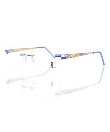 switch it set Combi 3322 interchangeable temples in the color gold-blue-pink print waves