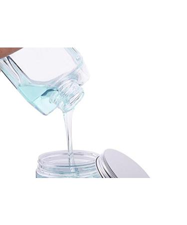 Empty PET Cosmetic Containers with Aluminum Caps 50g/100g/150g Perfect for Creams Lotions & Makeup - Pack of 6 - Buy Online on GoSupps.com