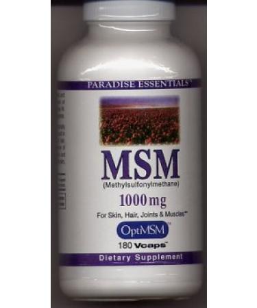Paradise Herbs MSM 1000 mg 90 Vegetarian Capsules
