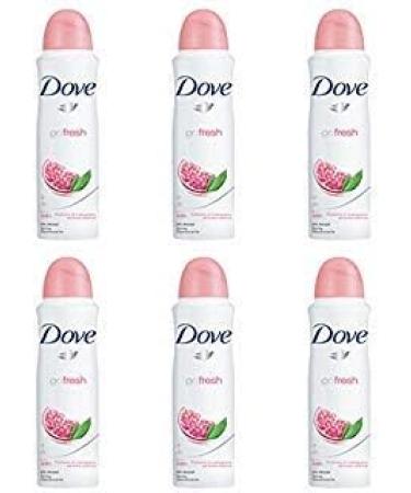 Dove Go Fresh Pomegranate & Lemon Verbena Deodorant Spray 150 ml / 5 oz (6-Pack) Lemon Verbena Pomegranate 6 Ounce (Pack of 5) - Buy Online on GoSupps.com