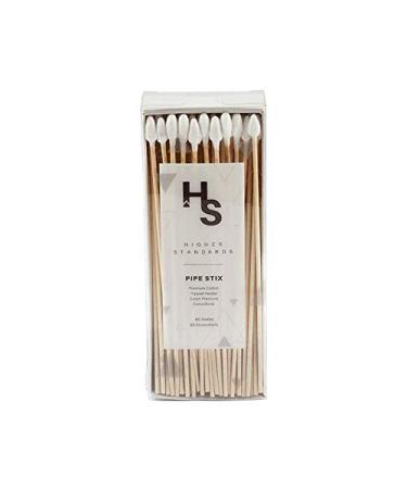 Higher standards 60 pieces pipe stix-double purpose cotton & flat lace design for efficient cleaning improved air flow and improved power-multi-purpose device maintenance