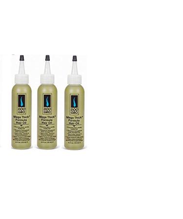 DOO GRO Mega Thick Hair Oil  4.5 oz (3PCS) WITH SHEA BUTTER