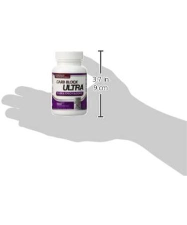 Carb Block Ultra (2 Bottles) - Keto Cheat Supplement with White Kidney Bean Extract - 120 Veg Caps - Buy Online on GoSupps.com