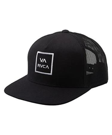 RVCA Boys' Adjustable Snapback Trucker Hat One Size Boys Rvca Trucker/Black