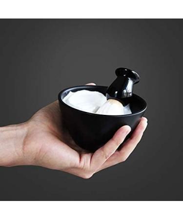 SHAVEBOWL Modular Shaving Bowl - Matte Black (Made in USA) - Buy Online on GoSupps.com