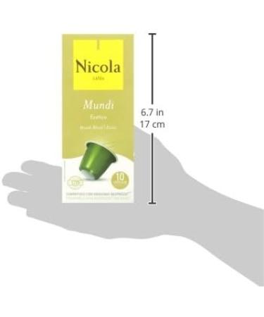 NICOLA Mundi Coffee Capsules Compatible with Nespresso Machines 100-Count - Buy Online on GoSupps.com