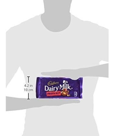  Cadbury Cadbury Dairy Milk Fruit & Nut Bar 200 g (Pack of 6) - Buy Online on GoSupps.com
