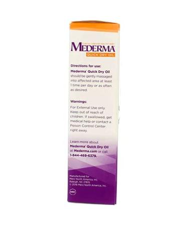 Mederma Quick Dry Oil 3.4 oz ( Pack of 2) - Buy Online on GoSupps.com