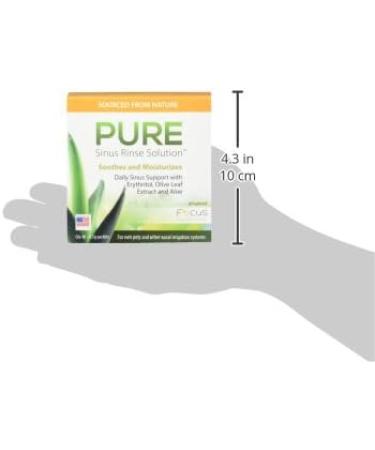 Focus Nutrition Pure Sinus Rinse Solution - 40 Packets / 4.5g each - Buy Online on GoSupps.com