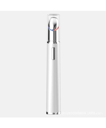 SCHOMART Eye & Face Massager Tool Pen Heated Warm Vibration Anti Aging Firm Tone Eye Fatigue Puffy Eyes Dark Circles Eye Bags Smooth Lip Wrinkles Enhance Product Absorption Acupressure